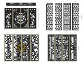 Bộ sưu tập Tổng hợp 12 mẫu cổng 4 cánh đẹp mắt
