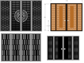 Bộ sưu tập Tổng hợp 15 mẫu cổng 4 cánh đẹp mắt giá rẻ mới nhất