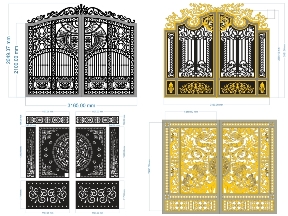 Bộ sưu tập Tổng hợp 20 mẫu cổng biệt thự đẹp mắt