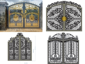 Bộ sưu tập Tổng hợp 10 mẫu cổng biệt thự đẹp mắt