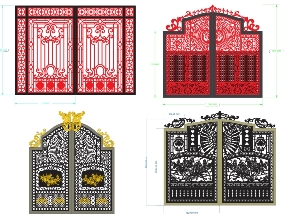 Bộ sưu tập BST tổng hợp 10 mẫu cổng biệt thư đẹp
