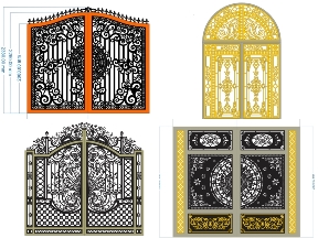 Bộ sưu tập Tổng hợp 12 mẫu cổng biệt thự đẹp