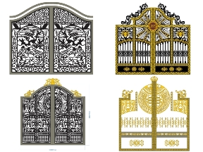 Bộ sưu tập Tổng hợp 12 mẫu cổng biệt thự đẹp mắt mới nhất