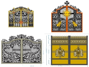 Bộ sưu tập Tổng hợp 9 mẫu cổng biệt thự đẹp trung bình