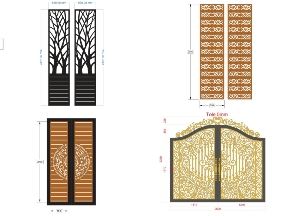 Bộ sưu tập Tổng hợp 20 mẫu cổng giá rẻ 2 cánh đẹp mắt