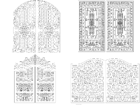 Bộ sưu tập BST 20 mẫu cổng giá rẻ 2 cánh mới nhất
