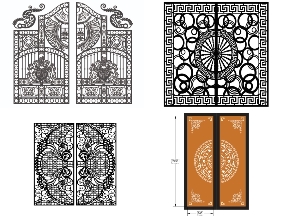 Bộ sưu tập Tổng hợp 20 mẫu cổng giá cực rẻ 2 cánh