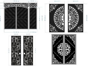 Bộ sưu tập Tổng hợp 14 mẫu cổng hoa văn hiện đại