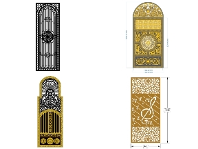 Bộ sưu tập BST Tổng hợp 15 mẫu cổng 1 cánh mới nhất