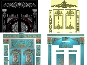 Bộ sưu tập Tổng hợp 4 mẫu cửa Jdpaint dành cho biệt thự