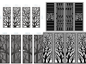 Bộ sưu tập Tổng hợp 5 mẫu cổng cây
