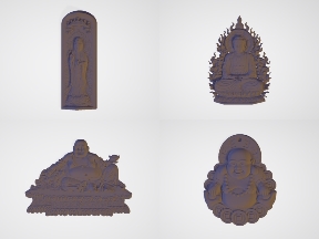 Bộ sưu tập Tổng hợp 5 mẫu Tượng Stl chỉ với 45.000đ