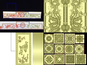 Bộ sưu tập Tổng hợp 6 File Jdpaint các loại hoa văn CNC