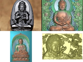 Bộ sưu tập Tổng hợp 6 mẫu Phật giáo thiết kế cực chi tiết