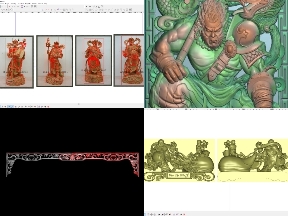 Bộ sưu tập Tổng hợp 6 mẫu Tượng thiết kế jdpaint chi tiết