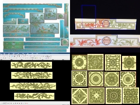 Bộ sưu tập Tổng hợp 7 mẫu hoa văn họa tiết CNC cực đẹp CNC