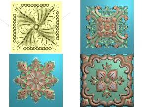 Bộ sưu tập Tổng hợp 8 mẫu mâm trần CNC jdpaint đẹp, đơn giản