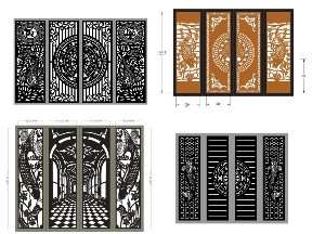 Bộ sưu tập Tổng hợp 10 bộ cổng 4 cánh cá chép đẹp mắt 2026