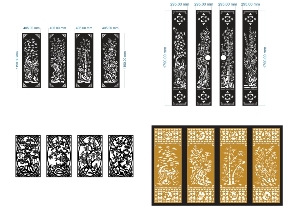 Bộ sưu tập Tổng hợp 10 mẫu cổng 4 cánh tứ quý đẹp