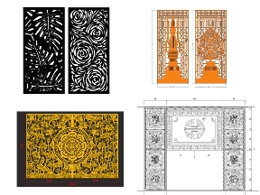 Bộ sưu tập Tổng hợp file vách ngăn CNC mới nhất