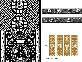Bộ sưu tập Tổng hợp file vách ngăn Phúc Lộc Thọ