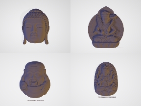 Bộ sưu tập Tổng hợp trọn bộ 6 mẫu Tượng Stl miễn phí