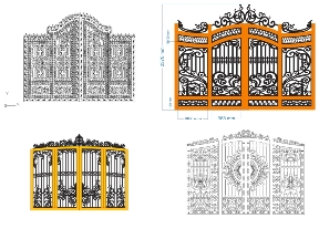 Bộ sưu tập Top 10 mẫu cổng 4 cánh có vòm