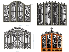 Bộ sưu tập Top 10 file cổng 4 cánh có vòm đẹp