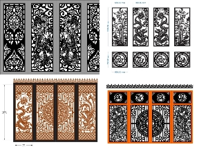 Bộ sưu tập Top 10 file cổng 4 cánh rồng