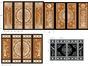 Bộ sưu tập Tổng hợp 10 mẫu cổng 4 cánh trống đồng dơi đẹp mắt