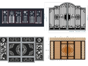 Bộ sưu tập Top 10 mẫu cổng 6 cánh đẹp mắt