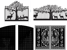 Bộ sưu tập Top 10 mẫu cổng động vật đẹp mắt