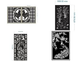 Bộ sưu tập Tổng hợp 10 mẫu cổng động vật