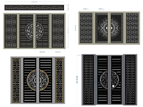 Bộ sưu tập Top 10 mẫu cổng trống đồng bông tuyết