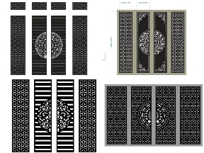 Bộ sưu tập Top 10 bản vẽ cổng trống đồng bông tuyết