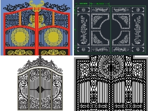 Bộ sưu tập Top 12 Mẫu Cổng 2 Cánh Phù Hợp Cho Biệt Thự