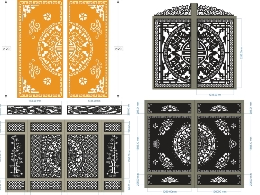 Bộ sưu tập Top 5 mẫu cổng 2 cánh trống đồng cnc