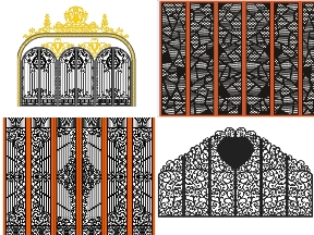 Bộ sưu tập Top 5 mẫu cổng 6 cánh