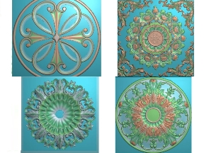 Bộ sưu tập Top 8 mẫu mâm trần CNC đẹp nhất 2021 (file jdpaint)