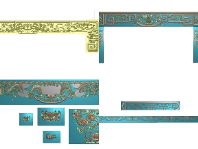 Bộ sưu tập Trọn bộ 4 mẫu triện CNC trang trí rất đẹp