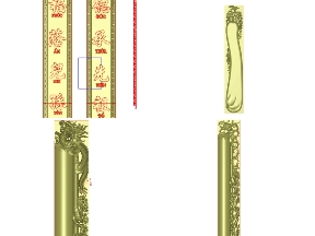 Bộ sưu tập Trọn bộ 5 câu đối CNC đẹp rẻ