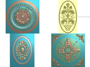 Bộ sưu tập Trọn bộ 9 mẫu mâm trần CNC jdpaint được tải nhiều nhất tháng 7