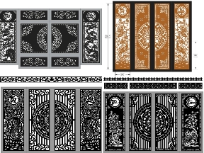 Bộ sưu tập Trọn Bộ Sưu Tập Cổng 4 Cánh Tài Lộc Sang Trọng