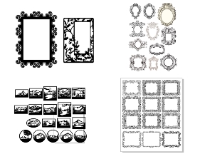 Bộ sưu tập Trọn bộ mẫu khung tranh cắt cnc hot nhất năm