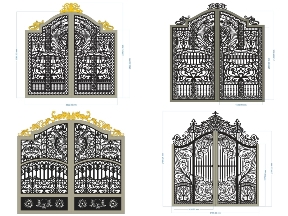 Bộ sưu tập Tuyển Chọn 12 Mẫu Cổng 2 Cánh Đẹp Cho Biệt Thự