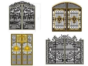 Bộ sưu tập Tuyển Chọn 20 Mẫu Cổng CNC 2 Cánh Đẹp Nhất Hiện Nay