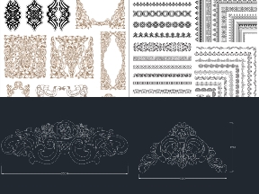 Bộ sưu tập Tuyển tập 10 Mẫu hoa văn họa tiết CNC dùng trong trang trí