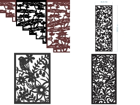 Bộ sưu tập Tuyển Tập Vách Ngăn Hoa CNC Đẹp
