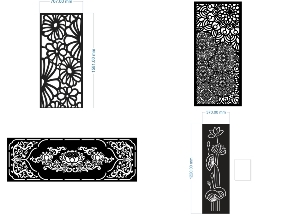 Bộ sưu tập BST Vách Ngăn Hoa CNC Cho Không Gian Đẹp