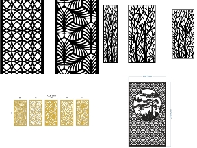 Bộ sưu tập Vách ngăn họa tiết cây lá mang vẻ đẹp gần gũi